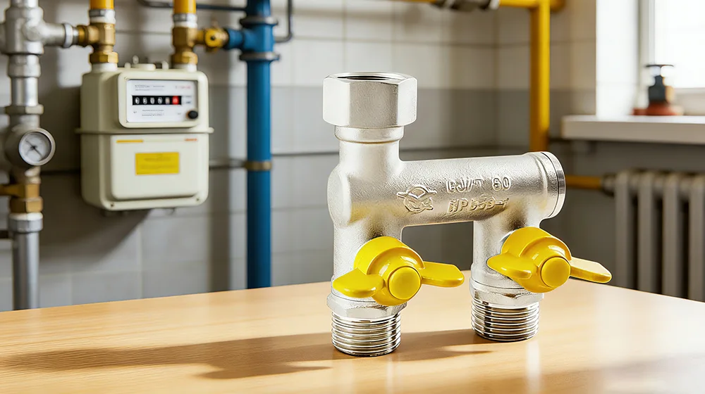 A aplicação e princípio de funcionamento da válvula de gás de três vias.